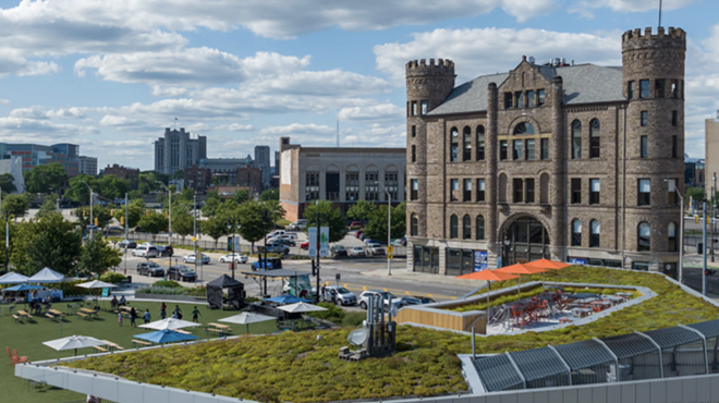 Detroit’s Beacon Park, next to Castle Hall.