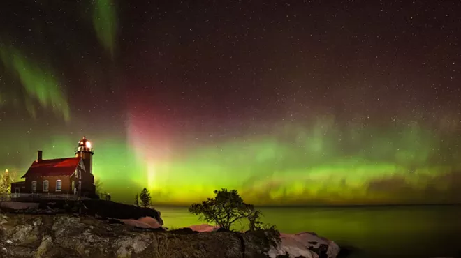 The northern lights in the U.P.