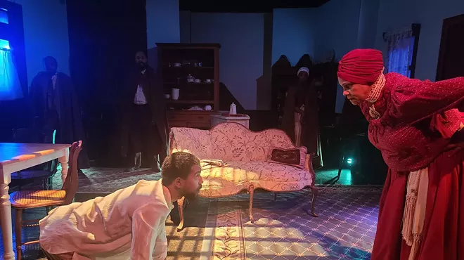 jøn kent (left) as Citizen Barlow and Madelyn Porter (right) as Aunt Ester in Gem of the Ocean.